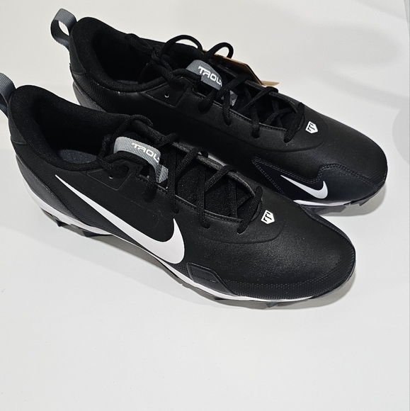 Nike Force Trout 9 Keystone Black Baseball Cleats Men's Size 12 - Picture 1 of 6